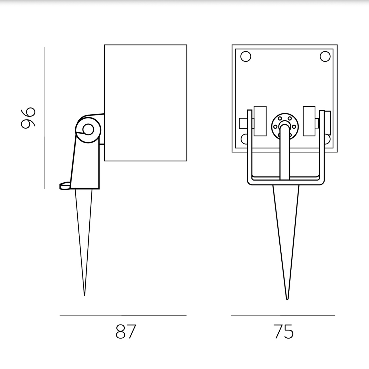 Lampe Murale et Sur Piquet Extérieure APUS