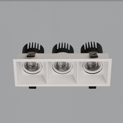 Spot Intérieur Encastré Carré 2L et 3L MOVE