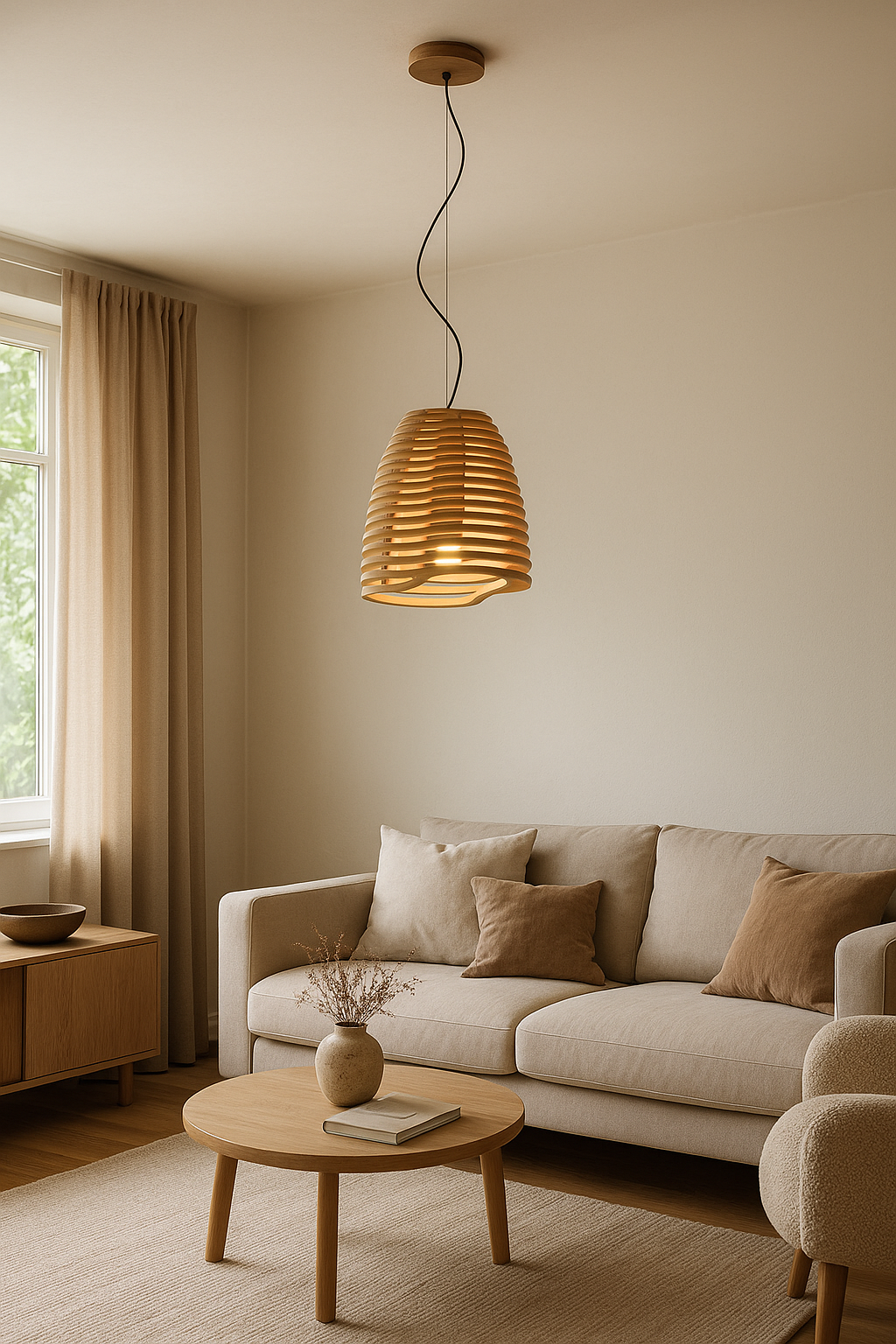 Suspensions Intérieures en Bois TWIST