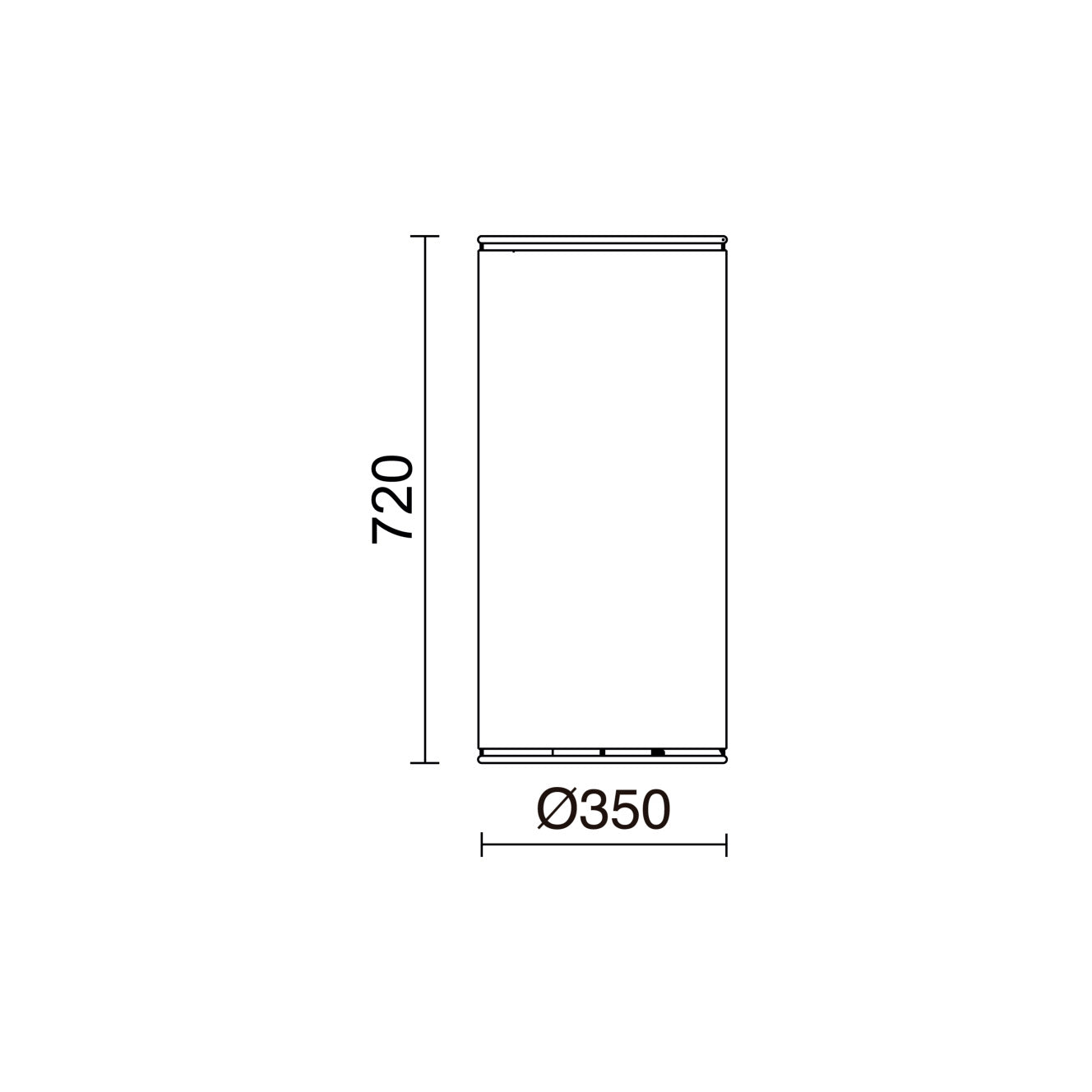 Lampe de table Akiro en acier noir et abat-jour lin