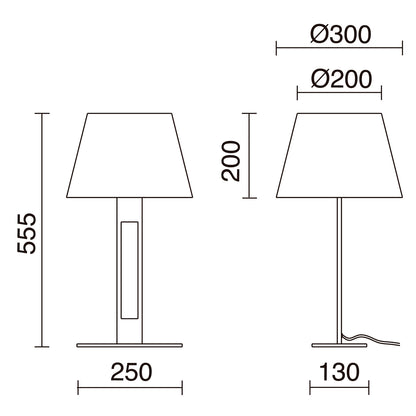 Lampe de table Intérieure avec Abat-Jour CLASSICAL