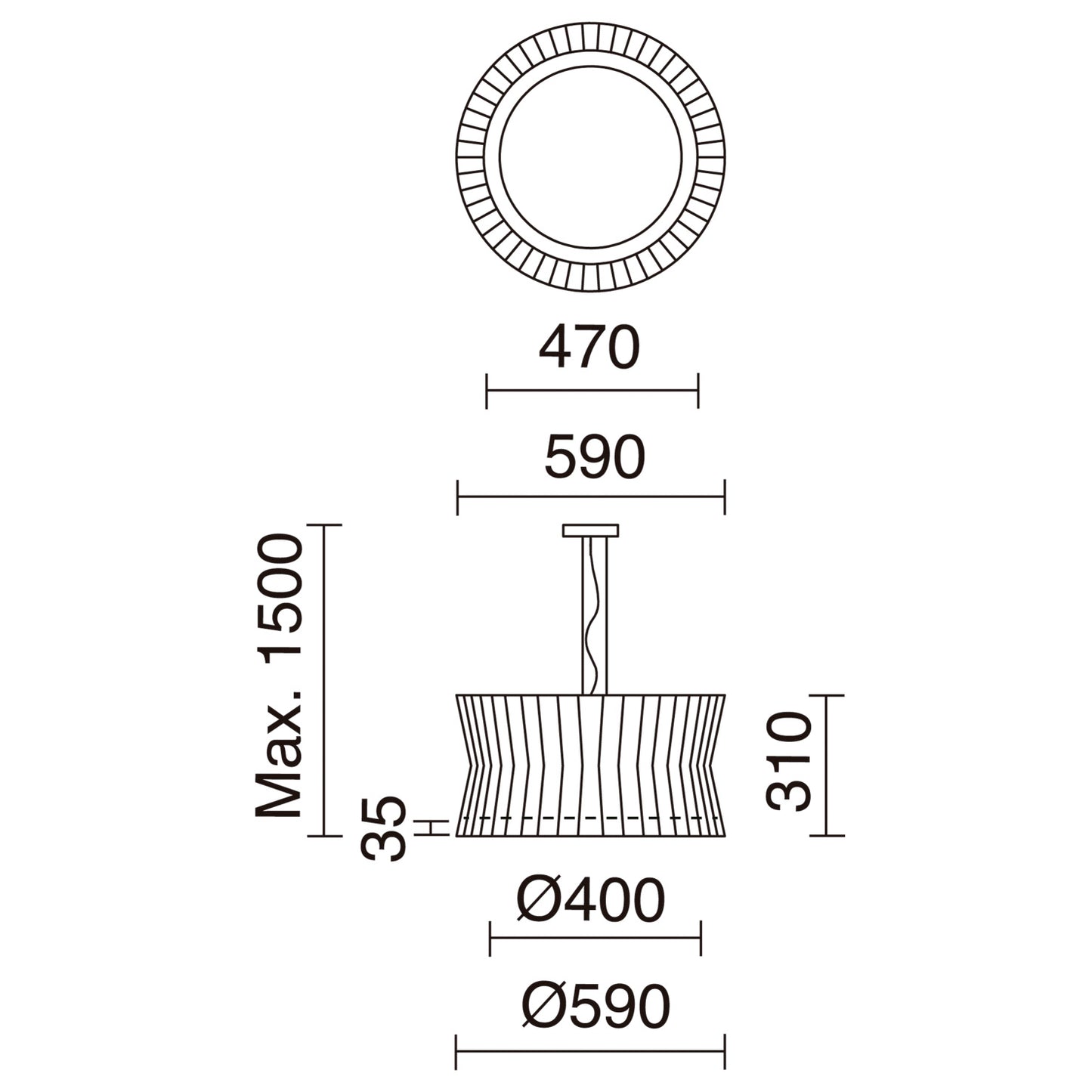 Suspension Intérieure CORA