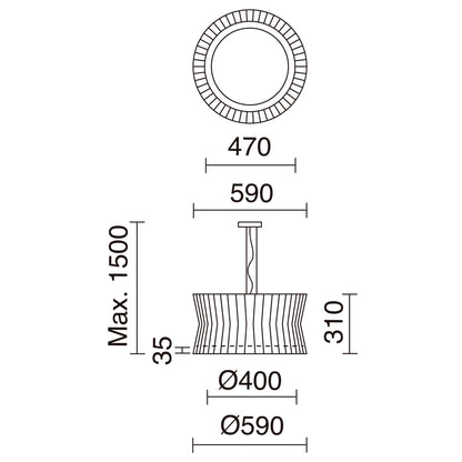 Suspension Intérieure CORA