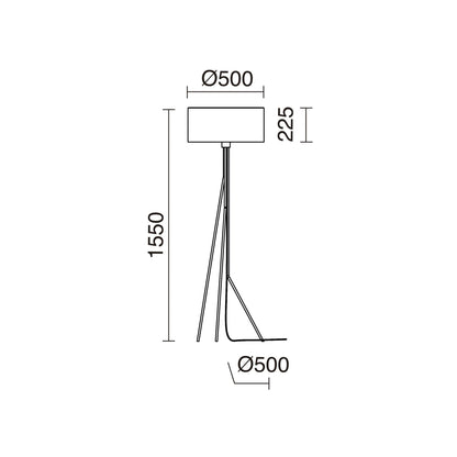 Lampadaire Intérieur DIAGONAL
