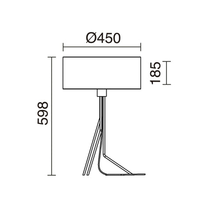 Lampe à Poser Intérieur DIAGONAL
