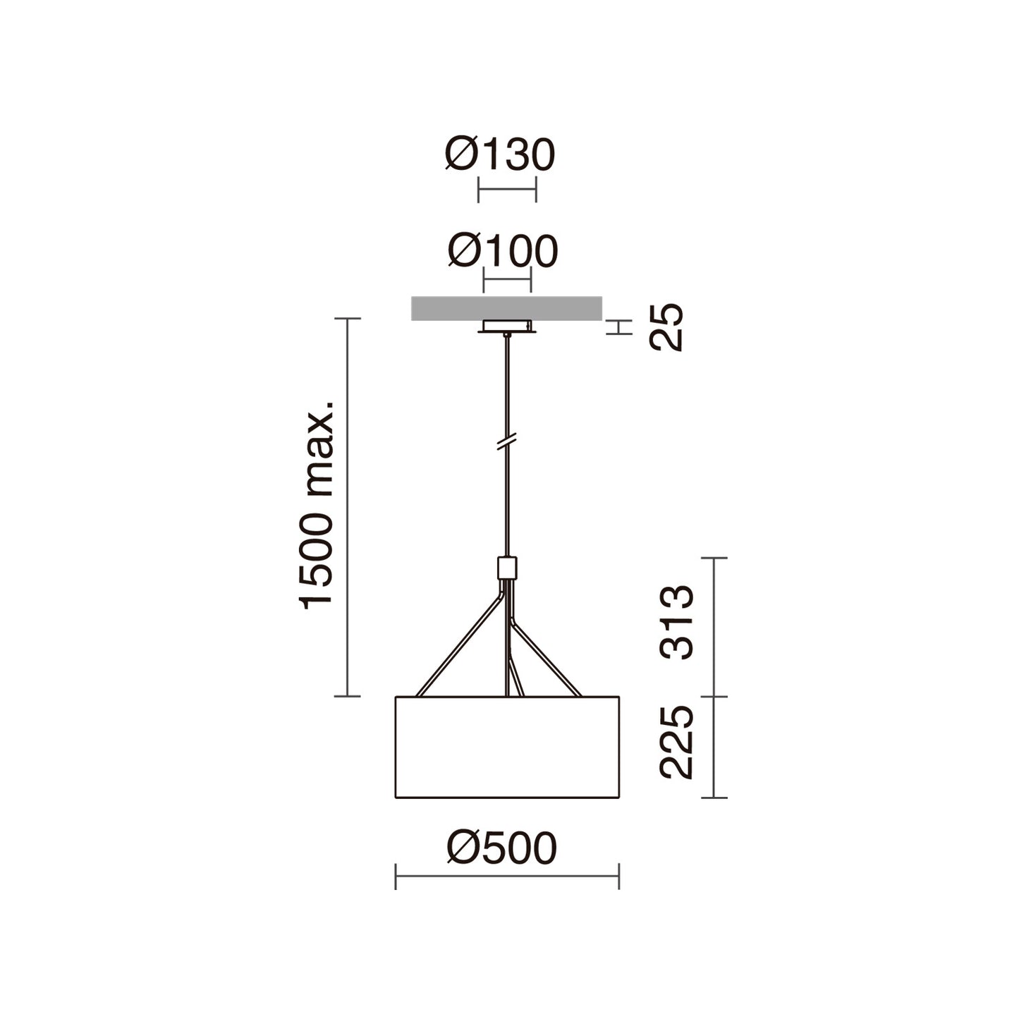 Suspension Intérieure DIAGONALE