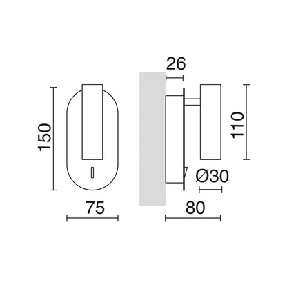 Lampe Murale Intérieure DIRK