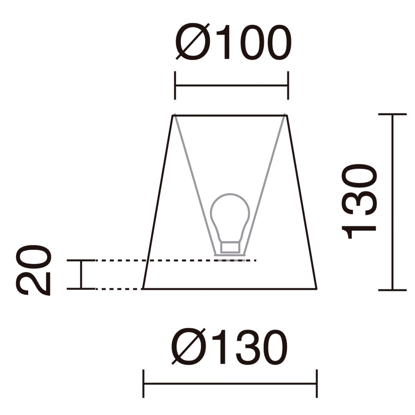 Lampe Murale Intérieure Abat-Jour EDA