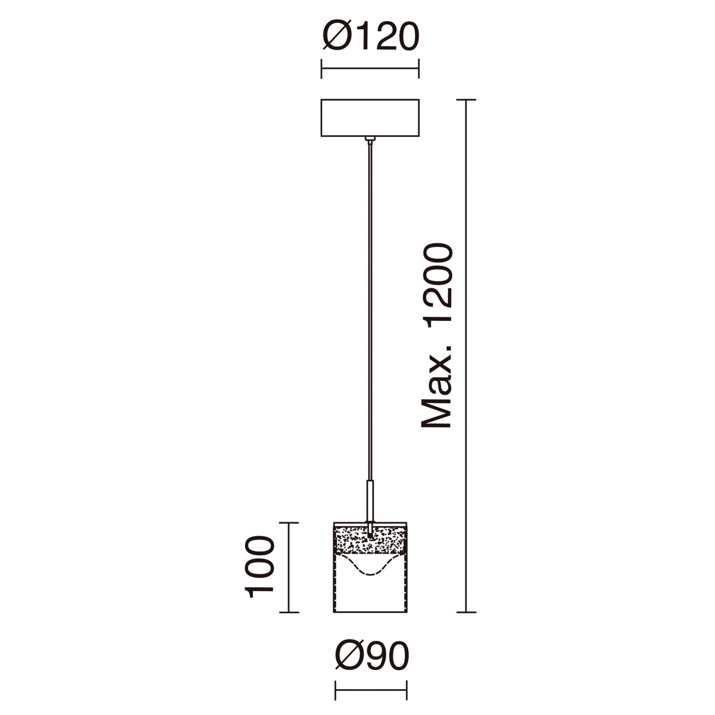 Suspension Intérieure GILDA