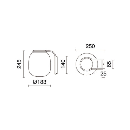 Lampe Murale Intérieure KRISTA