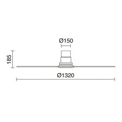 Ventilateur Plafond design MISTRAL