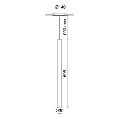 Suspension Intérieure Semi-Encastrée TANIA