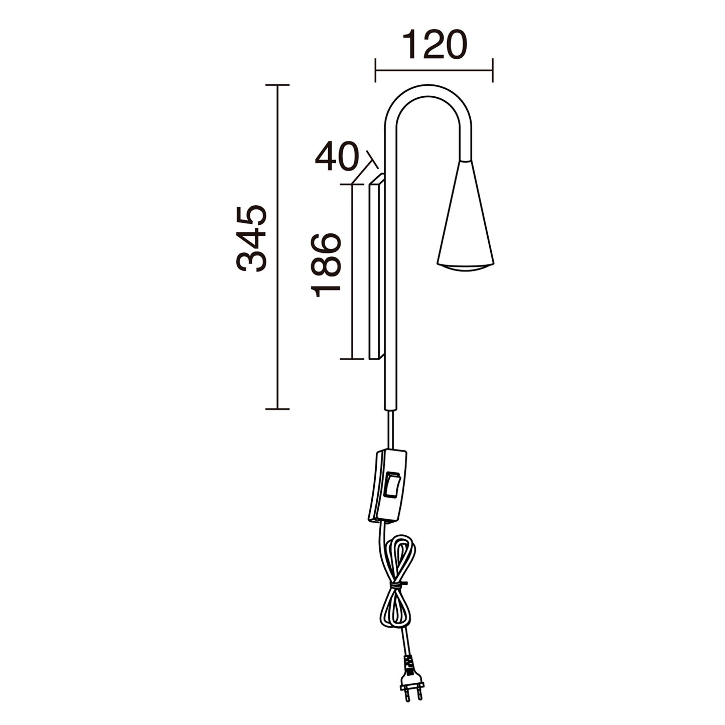 Lampe Murale Intérieure TEAR