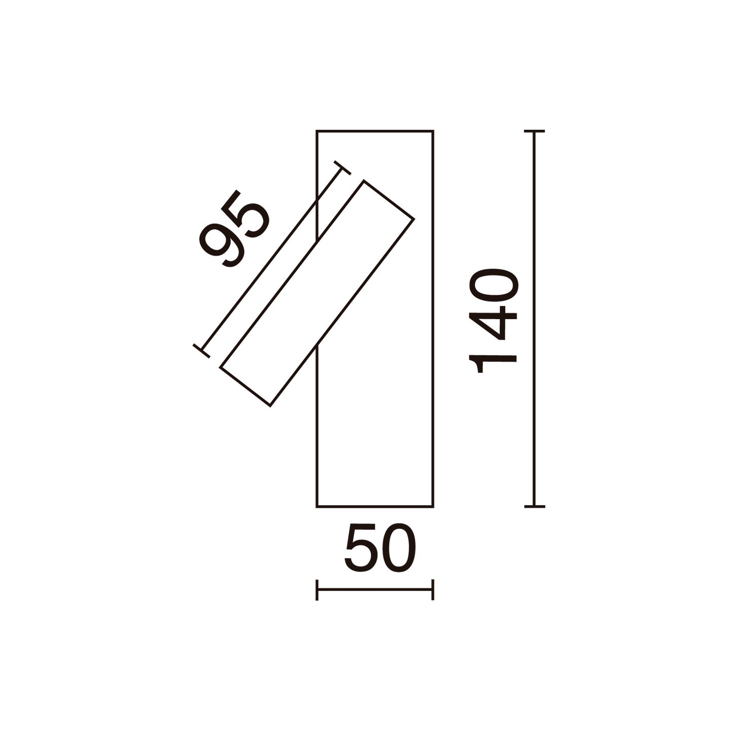 Lampe Murale Intérieure Orientable TOSCANA