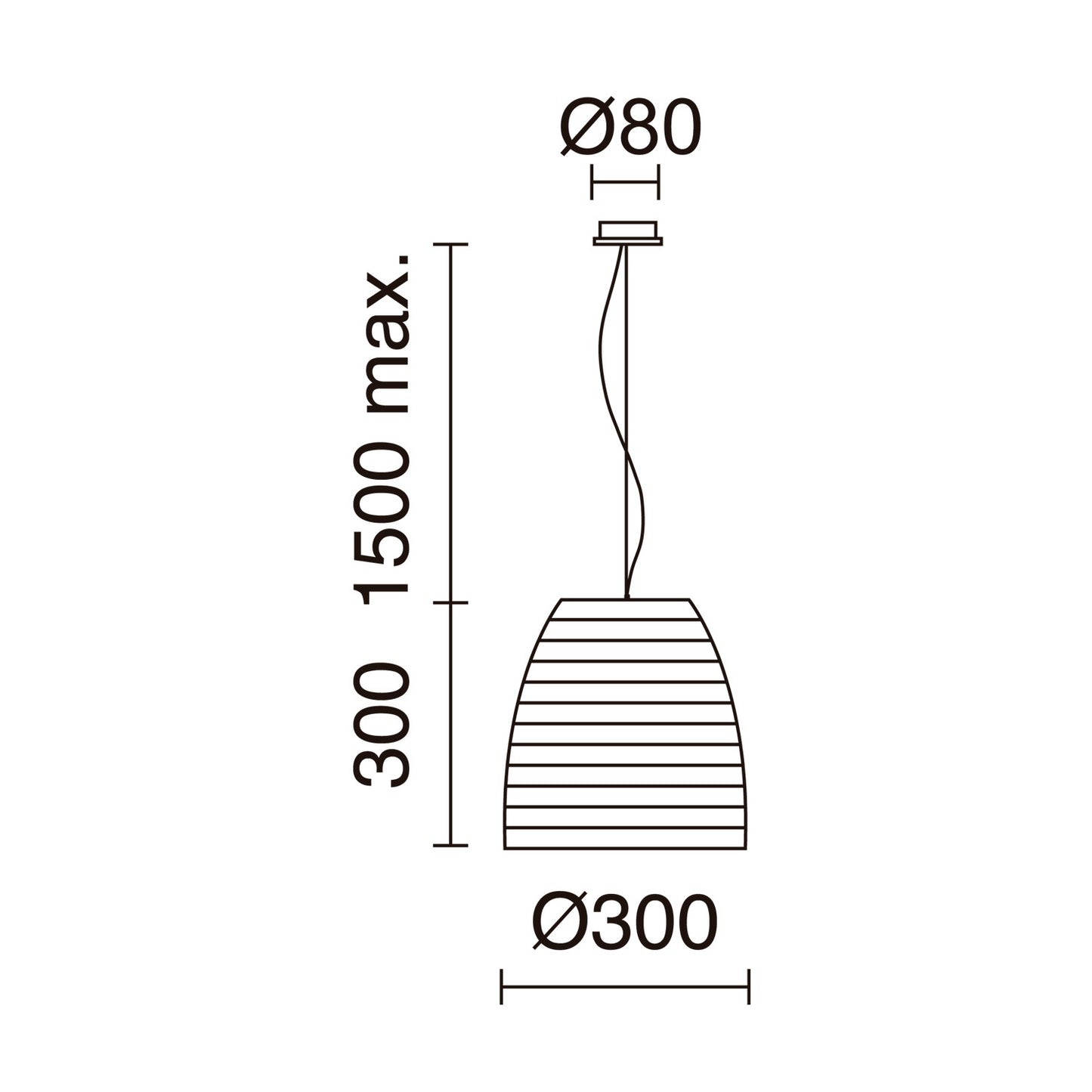 Suspensions Intérieures en Bois TWIST