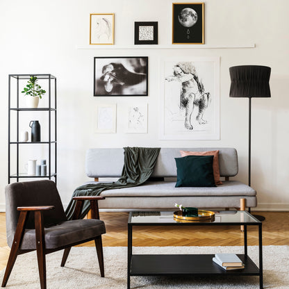 Lampadaire Intérieur avec Abat-Jour CORA