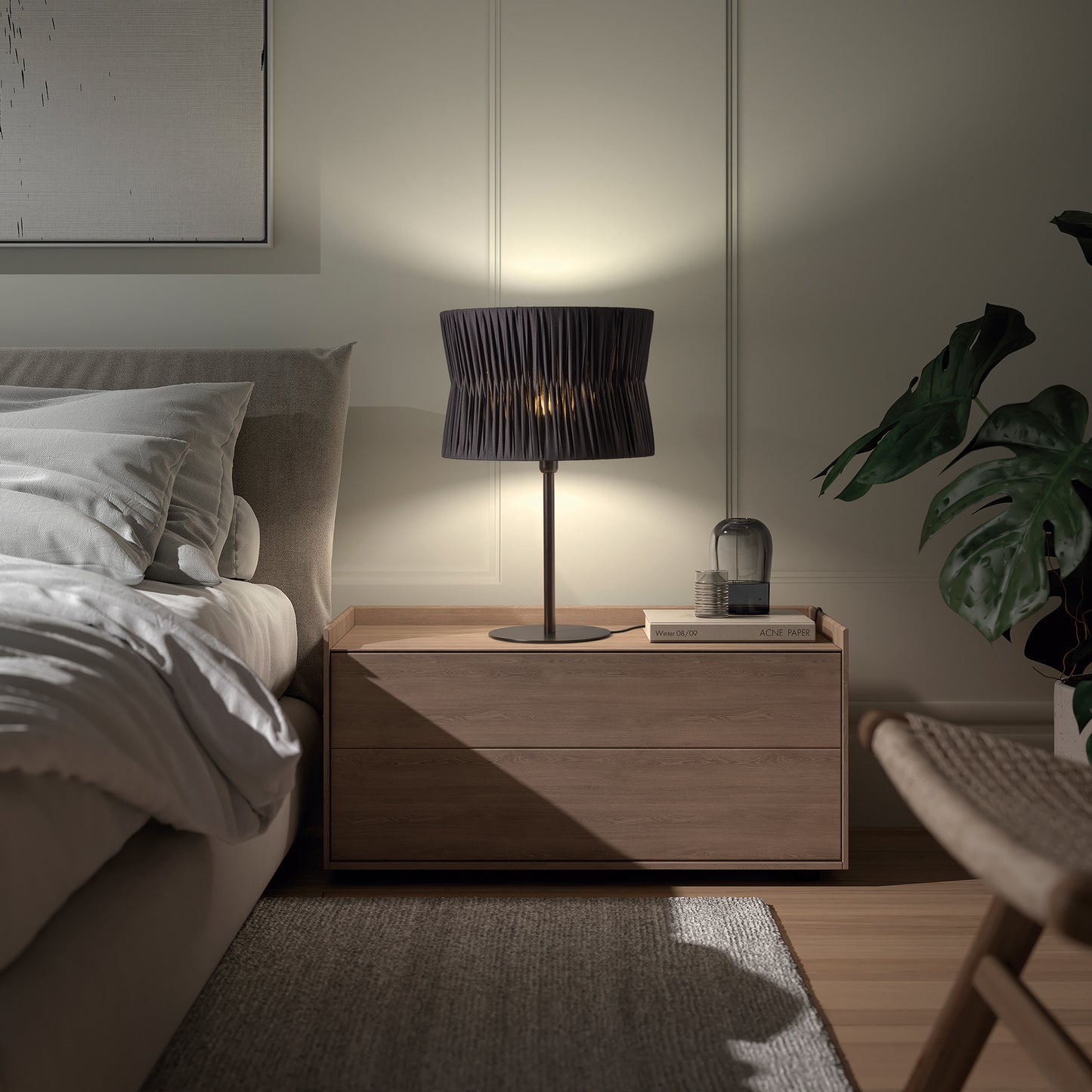 Lampe de table Intérieure avec Abat-Jour CORA