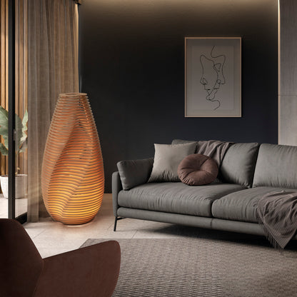 Lampe de table Intérieure en Hêtre TWIST