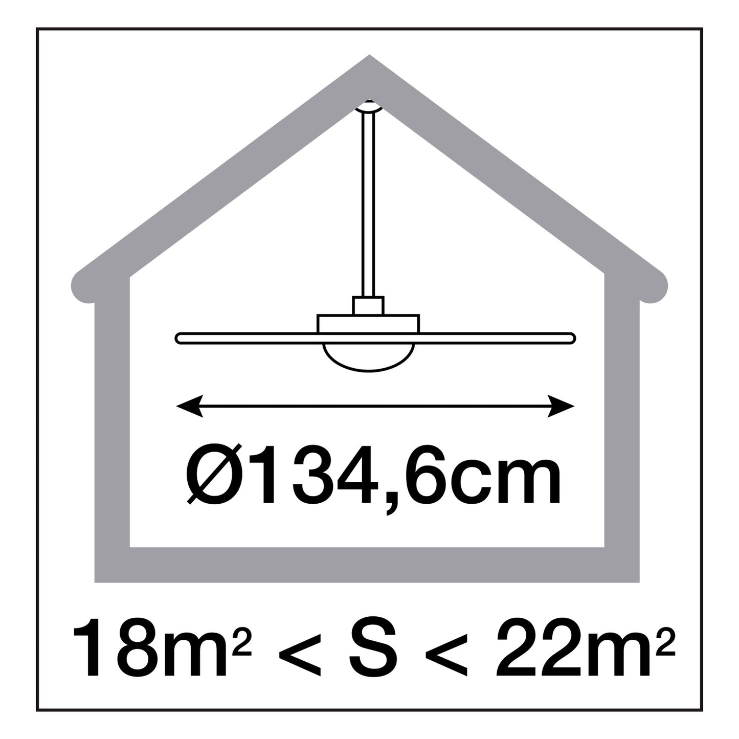 Ventilateur de plafond VENTO avec lumière LED hêtre design