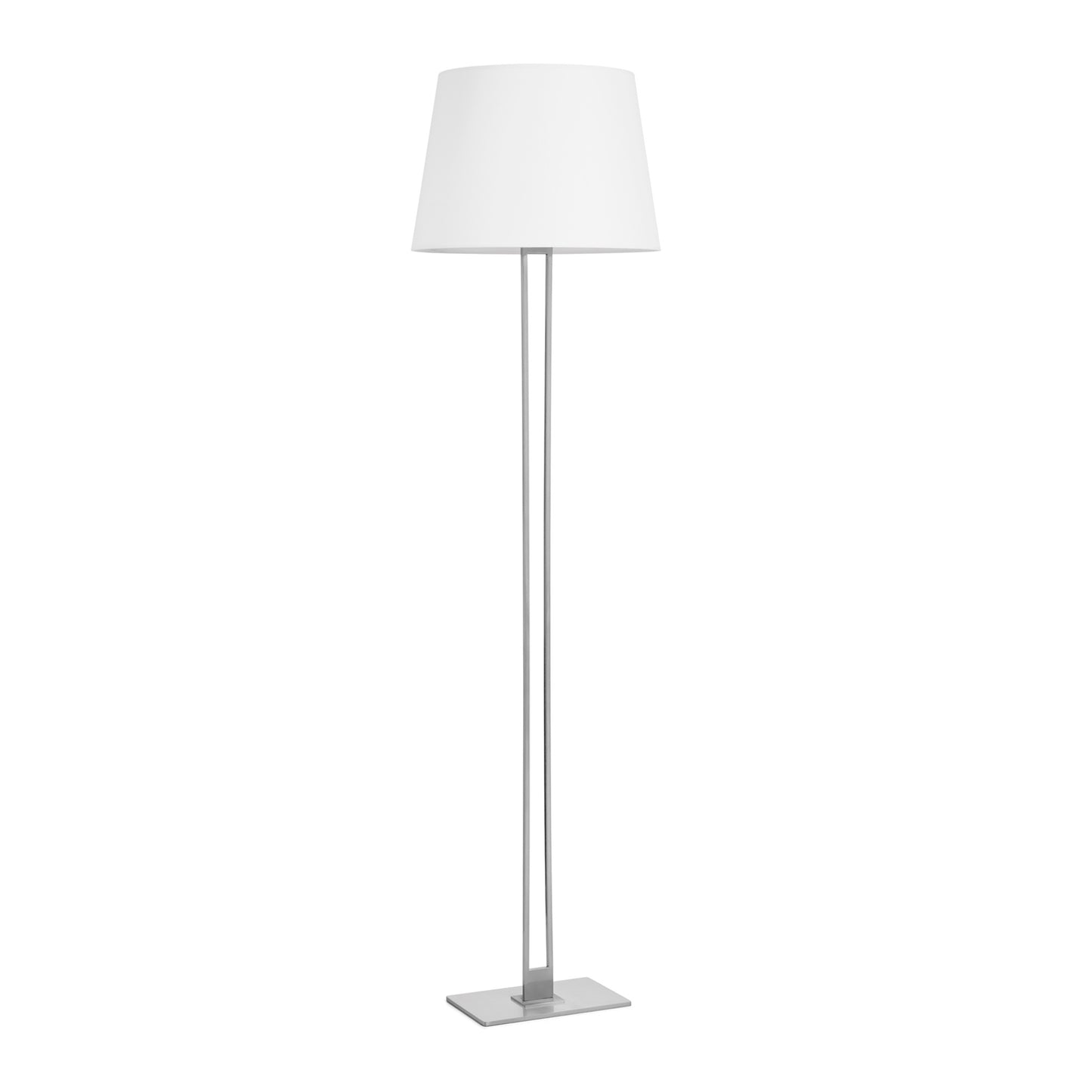 Lampadaire CLASSICAL E27 60W abat-jour coton blanc élégant