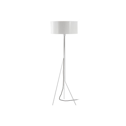 Lampadaire design DIAGONAL blanc mat synthétique abat-jour personnalisable