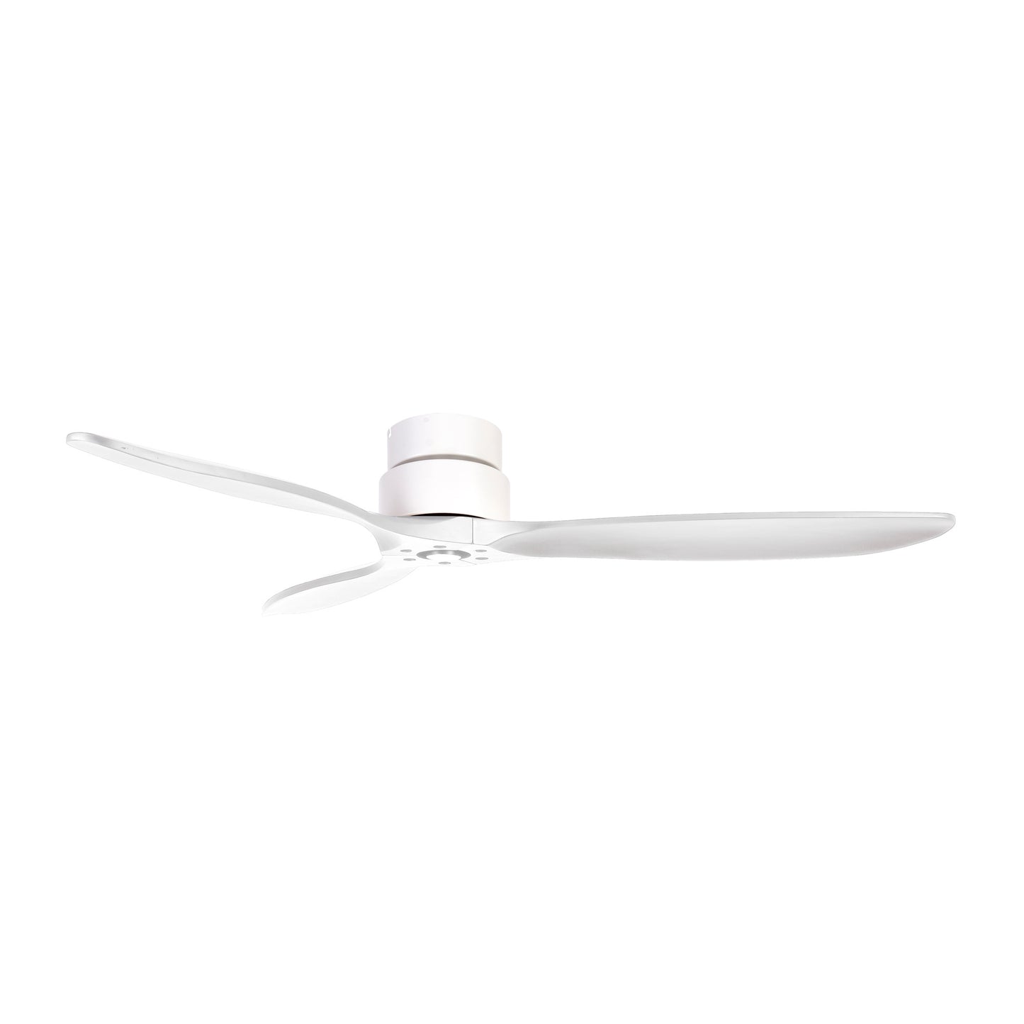 Ventilateur plafond design Mistral DC silencieux Ø132 cm blanc