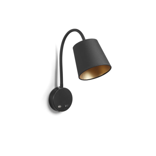 Lampe Murale Intérieure Port USB MONTECARLO