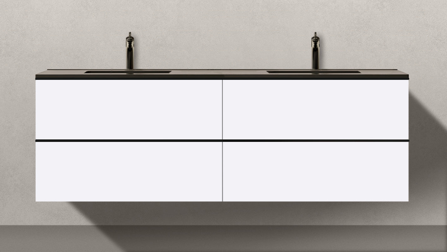 Ensemble NICE Meuble et Plan Vasque 140 cm