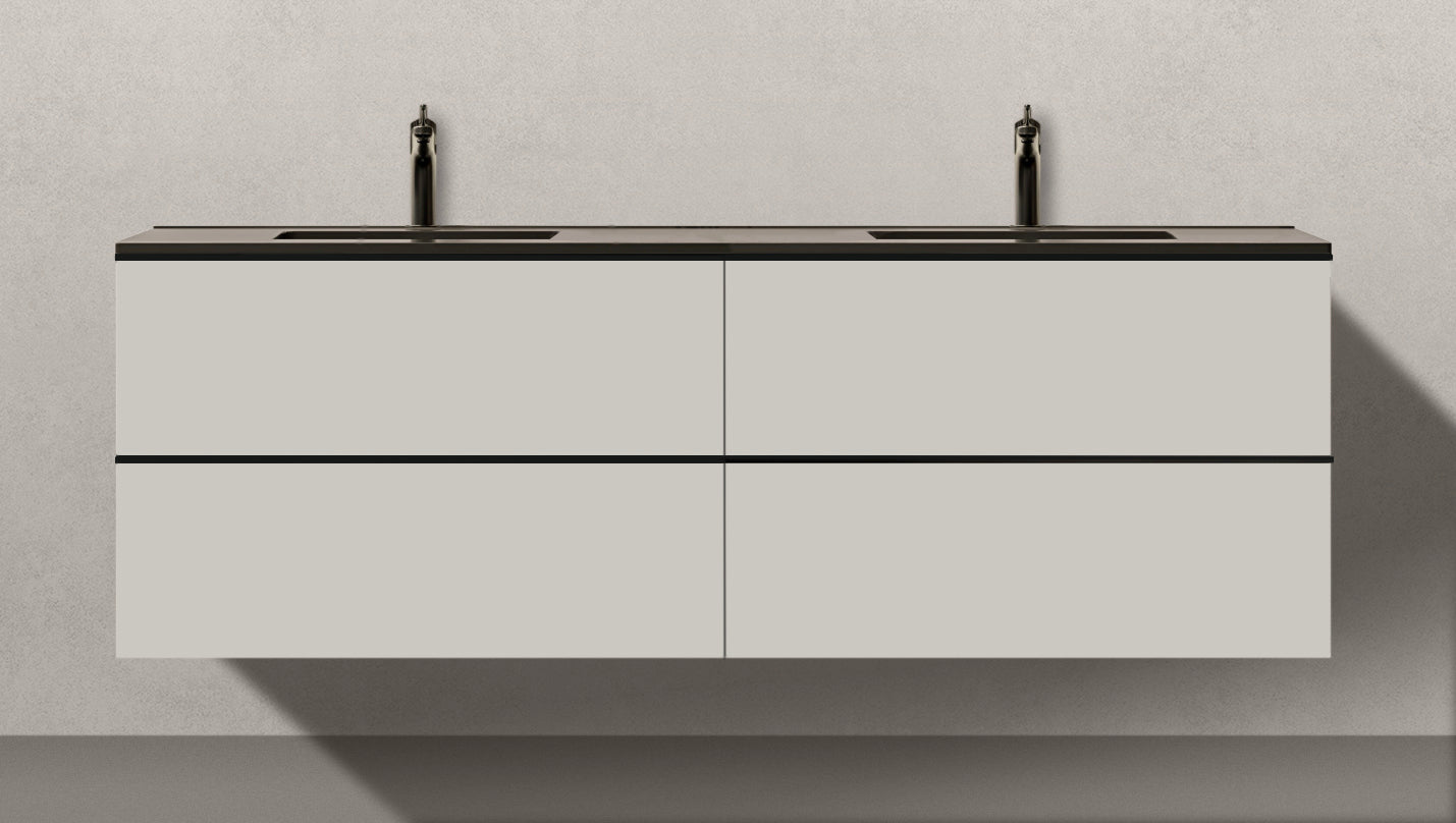 Ensemble NICE Meuble et Plan Vasque 140 cm