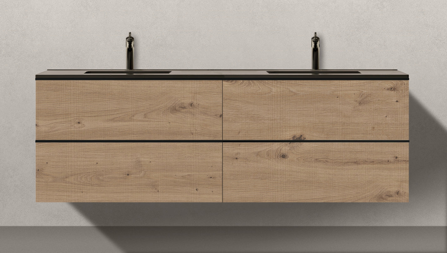 Ensemble NICE Meuble et Plan Vasque 140 cm