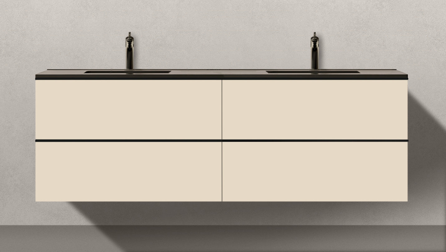 Ensemble NICE Meuble et Plan Vasque 140 cm