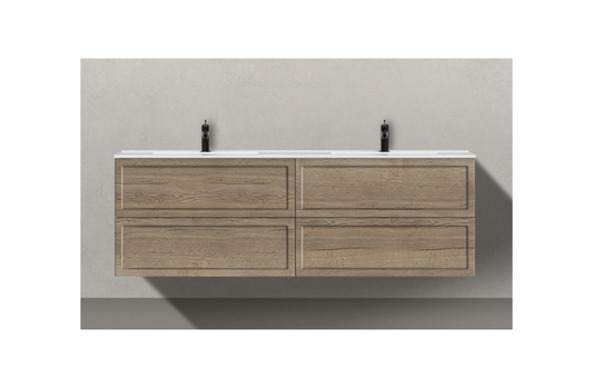 Ensemble FRAME Meuble et Plan Vasque 120 cm