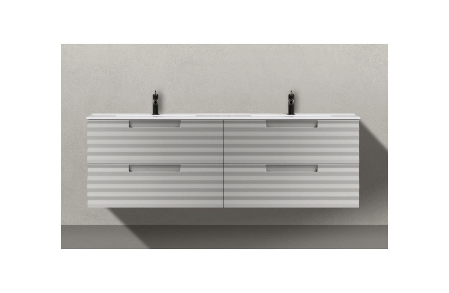 Ensemble DUNA Meuble et Plan Vasque 140 cm