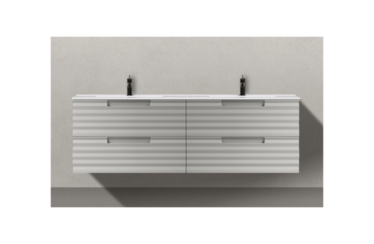 Ensemble DUNA Meuble et Plan Vasque 140 cm