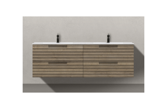 Ensemble DUNA Meuble et Plan Vasque 120 cm